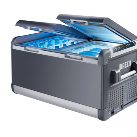 Dometic CoolFreeze CFX95DZW lodówka kompresorowa z dwiema strefami temperatury dla jednoczesnego chłodzenia i głębokiego mrożenia, z elektronicznym termostatem CFX oraz zasilaniem 12/24 V DC i 100-240 V AC 9600000480